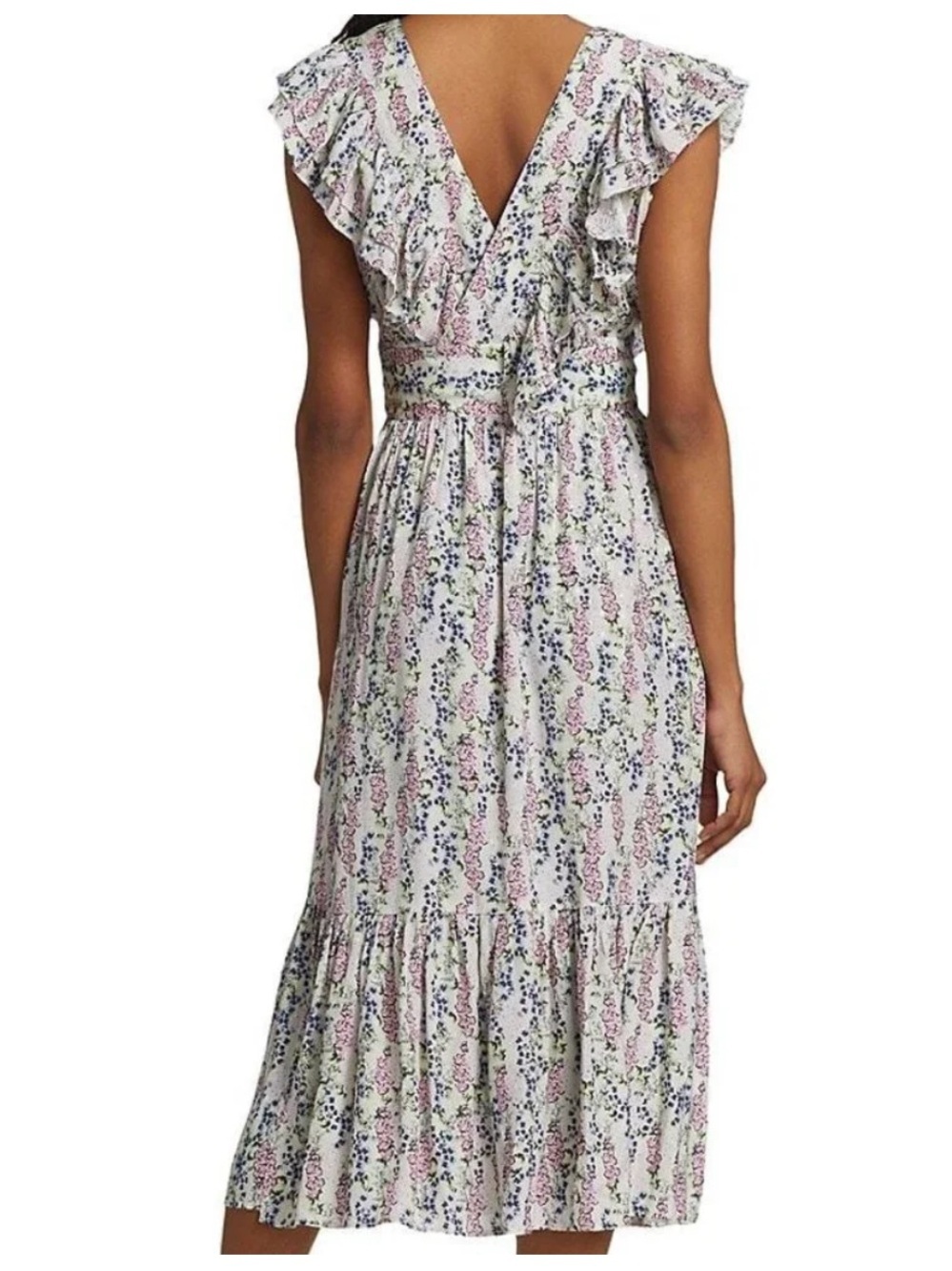 Byyimo Floral Wrap Midi Dress - Picture 2 of 5